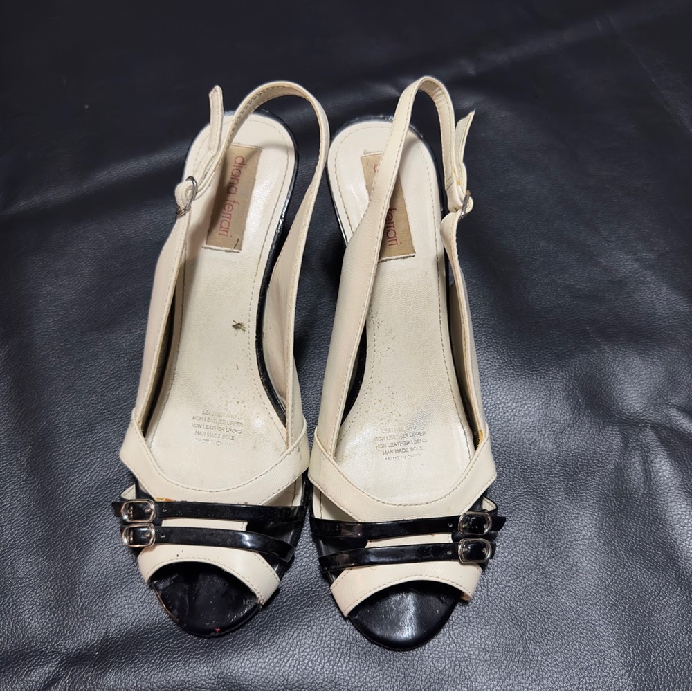Sling back heels